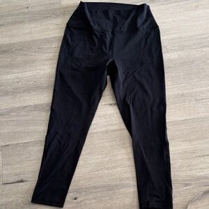 Mono B Black High-Rise Performance Leggings